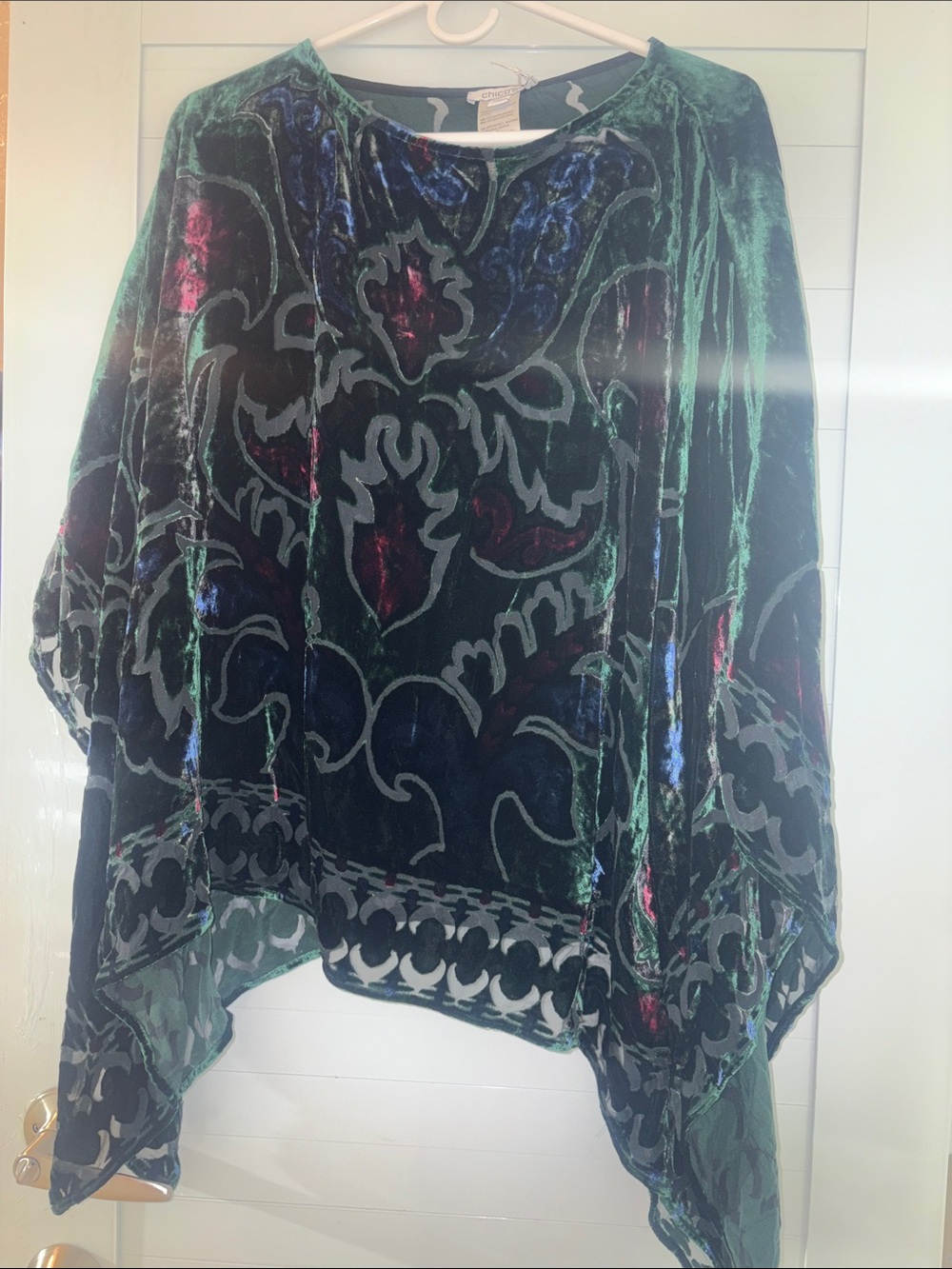CHICO’S VELVET PONCHO